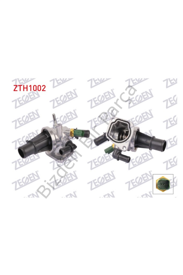 TERMOSTAT KOMPLE MÜŞÜRLÜ UZUN TİP 88C DOBLO 1,3
